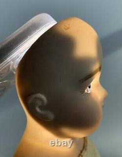 Antique Bisque Doll Kestner 6. Shoulder-head 16 Open Mouth Labeled Leather Body