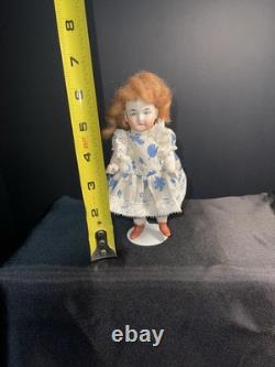 Antique Bisque Doll Set Japan Baby Dolls Wicker Trunk Display Lot