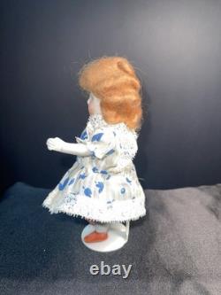 Antique Bisque Doll Set Japan Baby Dolls Wicker Trunk Display Lot