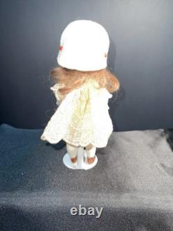 Antique Bisque Doll Set Japan Baby Dolls Wicker Trunk Display Lot