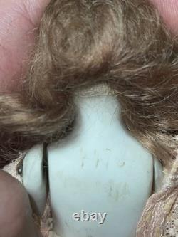 Antique Bisque Doll Set Japan Baby Dolls Wicker Trunk Display Lot