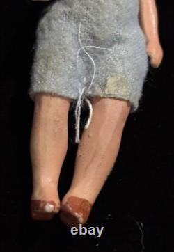 Antique Bisque/porcelain Miniature dolls lot of 6