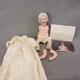 Antique Bonnet Head Character Smiling Open Mouth Teeth Baby Compo Body 11 Read