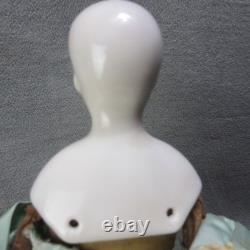 Antique Bredermeir Bald Solid Dome Bisque Head Doll 12 READ Hairline