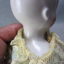 Antique Bredermeir Bald Solid Dome Bisque Head Doll 12 READ Hairline