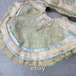 Antique Bredermeir Bald Solid Dome Bisque Head Doll 12 READ Hairline