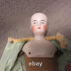 Antique Bredermeir Bald Solid Dome Bisque Head Doll 12 READ Hairline