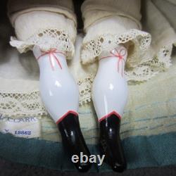 Antique Bredermeir Bald Solid Dome Bisque Head Doll 12 READ Hairline