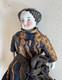 Antique Charming China Shoulder Head Doll 1850/1860's All Original Clothes