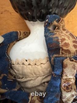 Antique Charming China Shoulder Head Doll 1850/1860's All Original Clothes