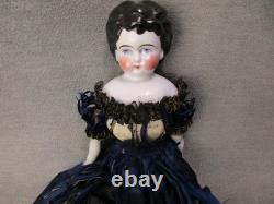 Antique China Head Doll Fragile Dress