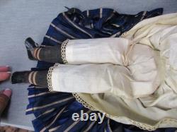 Antique China Head Doll Fragile Dress