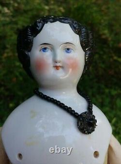 Antique China Head Doll With Cloth Body 19