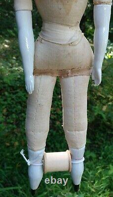 Antique China Head Doll With Cloth Body 19