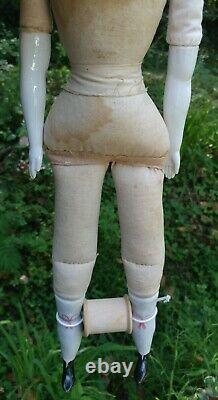 Antique China Head Doll With Cloth Body 19