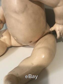 Antique Franz Schmidt 19 Porcelain Baby Doll Composition Body