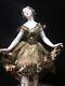 Antique French Candy Box With A Galluba And Hoffman Porcelain Ballerina Figure O