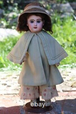 Antique French Doll E. Jumeau 7 ca 1886 in Jumeau Box, tall 17 in