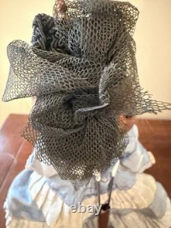 Antique French Jules verilingue Paris France 8 inch orig wig