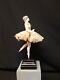 Antique Galluba And Hoffman Glazed Porcelain Ballerina Doll With Movable Arms, B