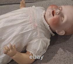 Antique Georgene Averill 21 inch Baby Doll. 1926. Bisque head Bonnie Babe