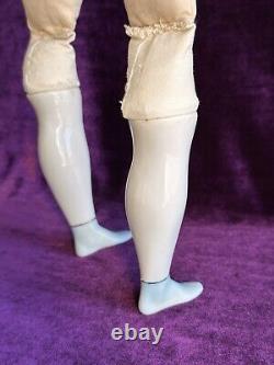 Antique German 11.5 Petite Blonde China Shoulder Head Doll