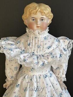 Antique German 16 ABG Alt Beck Gottschalck 1046 Parian Bisque China Head Doll