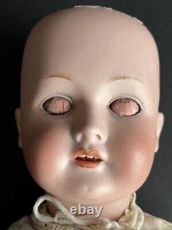 Antique German 20 C M Bergmann 1916 Bisque Head Doll