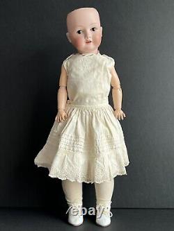 Antique German 20 C M Bergmann 1916 Bisque Head Doll