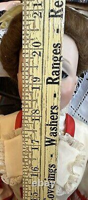 Antique German 21 Closed Mouth Gibson Girl Kestner Great Outfit Perfect