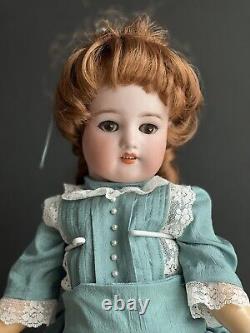 Antique German 21 Simon Halbig 540 Bisque Head Doll Composition Body TLC