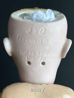 Antique German 21 Simon Halbig 540 Bisque Head Doll Composition Body TLC
