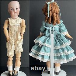 Antique German 21 Simon Halbig 540 Bisque Head Doll Composition Body TLC