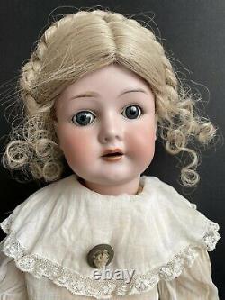 Antique German 22 Bergmann Waltershausen 1916 Bisque Head Doll