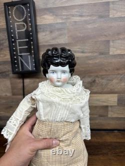 Antique German 22 China Head Doll Germany 6, with a lot of clothes