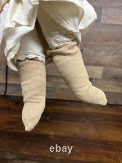 Antique German 22 China Head Doll Germany 6, with a lot of clothes