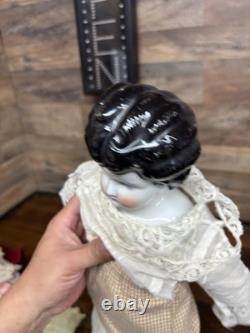 Antique German 22 China Head Doll Germany 6, with a lot of clothes