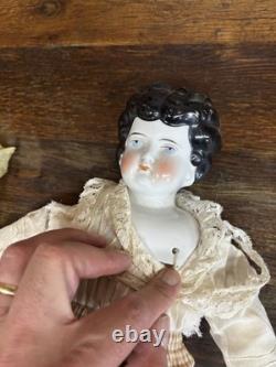 Antique German 22 China Head Doll Germany 6, with a lot of clothes
