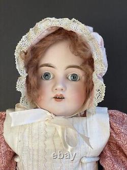 Antique German 22 Kestner 154 Dep Bisque Shoulder Head Doll