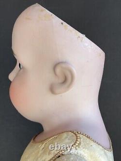 Antique German 22 Kestner 154 Dep Bisque Shoulder Head Doll
