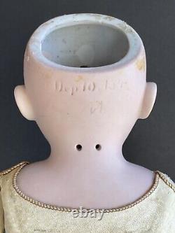 Antique German 22 Kestner 154 Dep Bisque Shoulder Head Doll