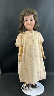 Antique German 25.5 Karl Hartman Square Teeth Doll/ Excellent Comp Body