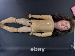 Antique German 25.5 Karl Hartman Square Teeth Doll/ Excellent Comp Body