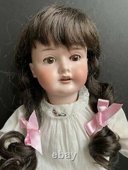Antique German 25 C M Bergmann Waltershausen 1916 Bisque Head Doll