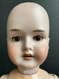 Antique German 25 C M Bergmann Waltershausen 1916 Bisque Head Doll