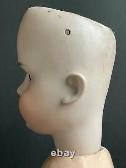 Antique German 25 C M Bergmann Waltershausen 1916 Bisque Head Doll
