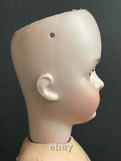 Antique German 25 C M Bergmann Waltershausen 1916 Bisque Head Doll