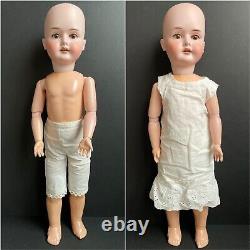 Antique German 25 C M Bergmann Waltershausen 1916 Bisque Head Doll