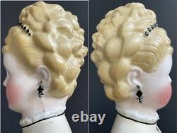 Antique German 29 Empress Augusta Parian China Head Doll Body by Emma Clear