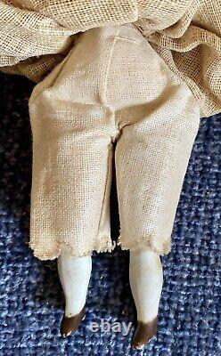 Antique German 5 C1890 China Head Doll Diminutive Perfect For Dollhouse All Ori
